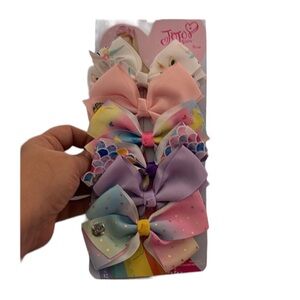 JoJo Siwa bows - 6 per pack - alligator clip